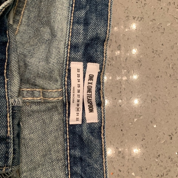 NWT ONE TEASPOON BANDIT DENIM SHORTS SIZE30 - Picture 3 of 6